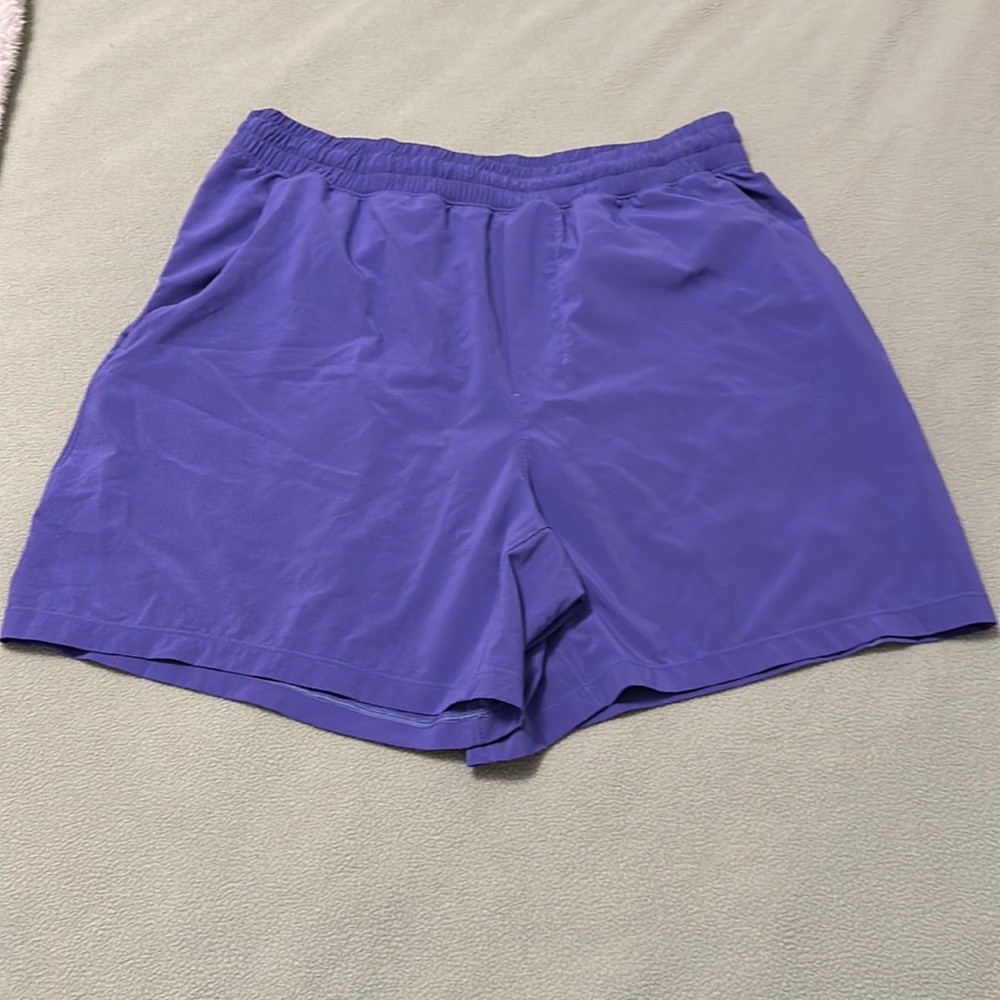 LuluLemon 7” Linerless Pacebreaker Purple Size Large